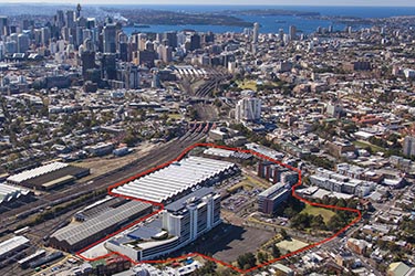 Aerial image of Australian Technology Park Eveleigh Sydney