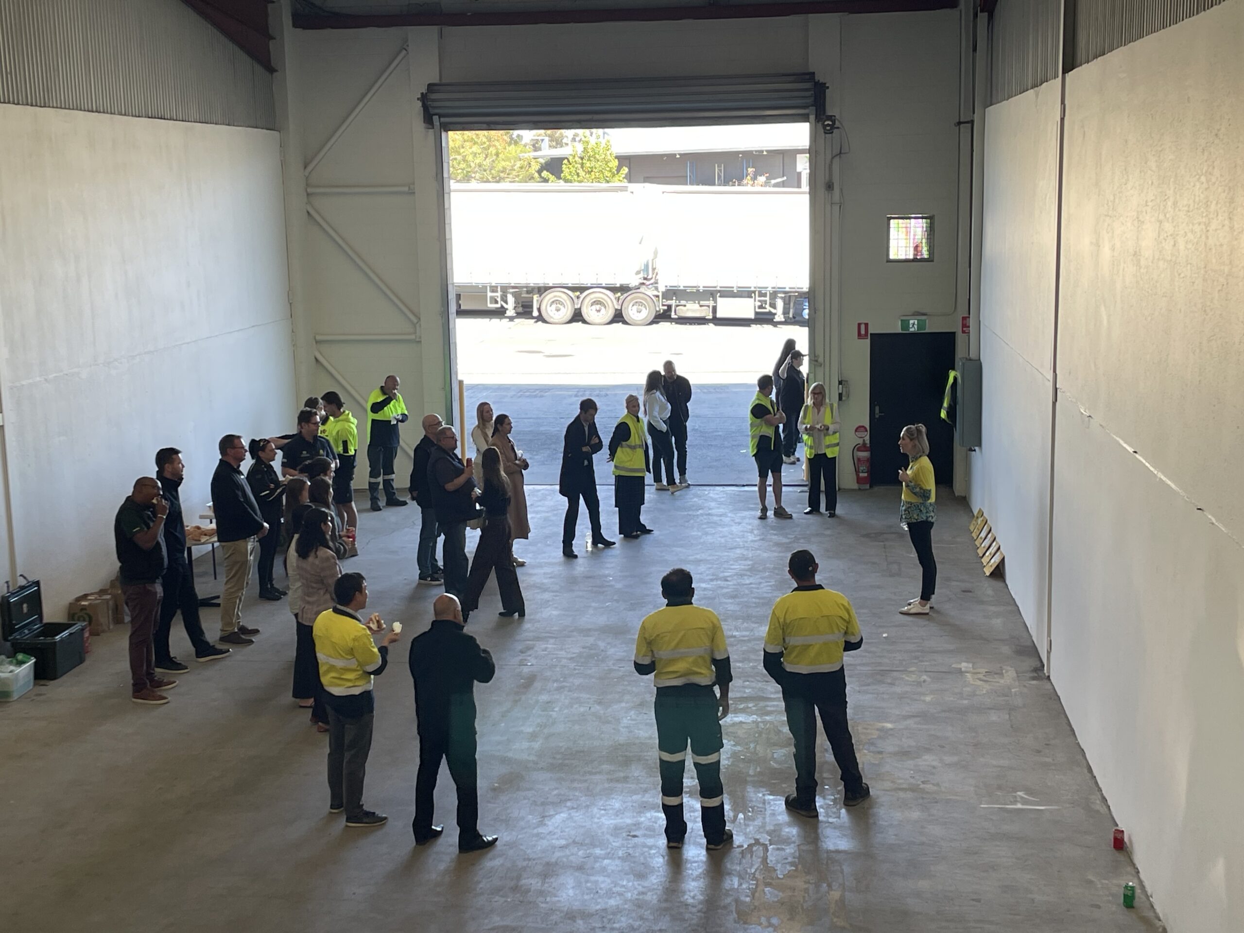 Couple of people in circle for a meeting